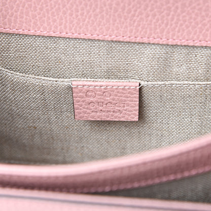 Gucci Dollar Calfskin Small Interlocking G Shoulder Bag Soft Pink 5 of 9