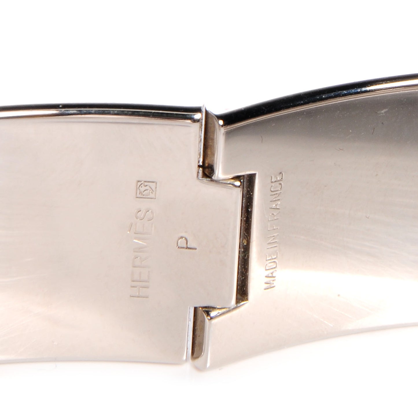 Enamel Wide Clic Clac H Bracelet GM Orange