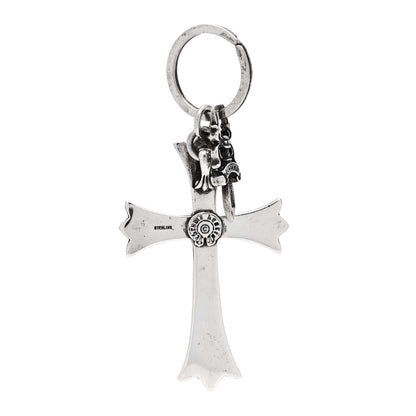 Chrome Hearts Sterling Silver Cross and Dagger Keychain 3 of 5