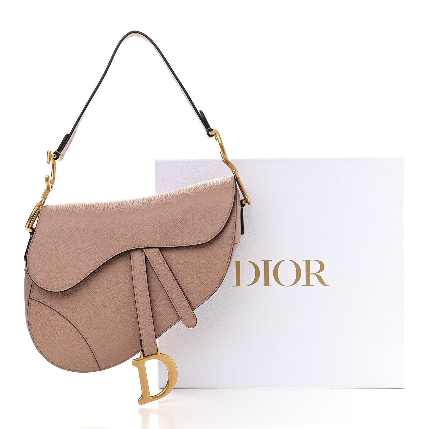 Grained Calfskin Saddle Bag Fard