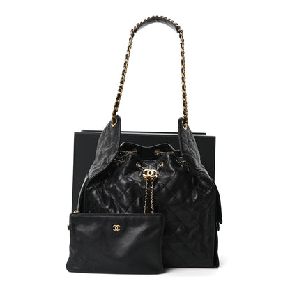 Chanel Caviar Quilted Medium Chanel 25 Handbag Black 12 of 12