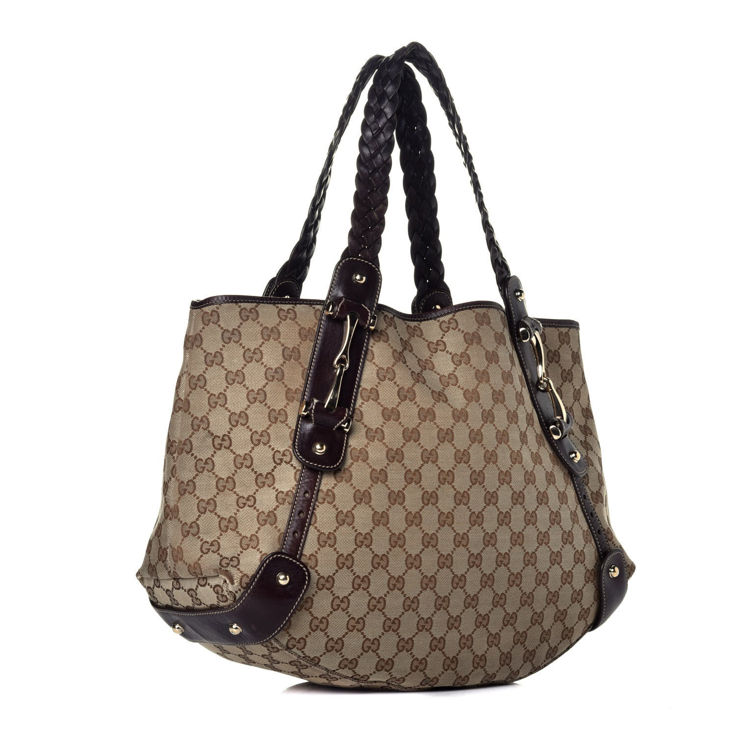 Gucci Monogram Medium Pelham Shoulder Bag Dark Brown 3 of 9