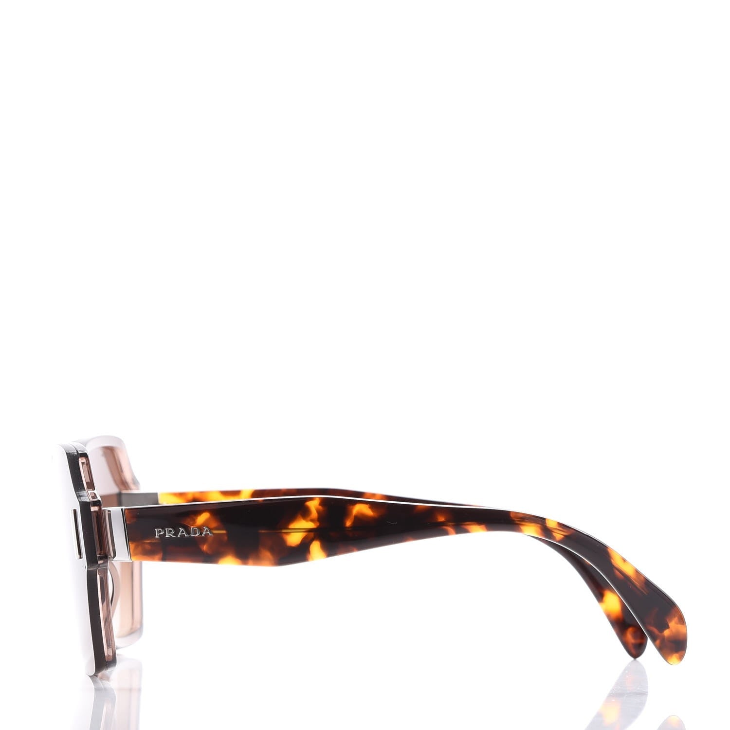 Prada Geometric SPR 15T Sunglasses Tortoise 4 of 7