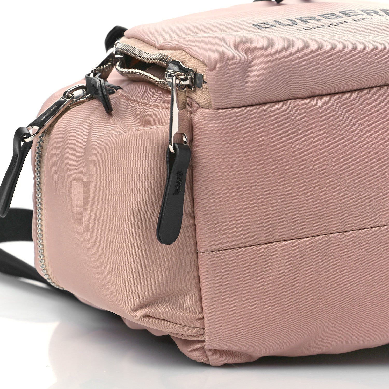 Burberry Nylon Logo Print Medium Rucksack Backpack Rose Beige 7 of 8