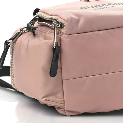 Burberry Nylon Logo Print Medium Rucksack Backpack Rose Beige 7 of 8