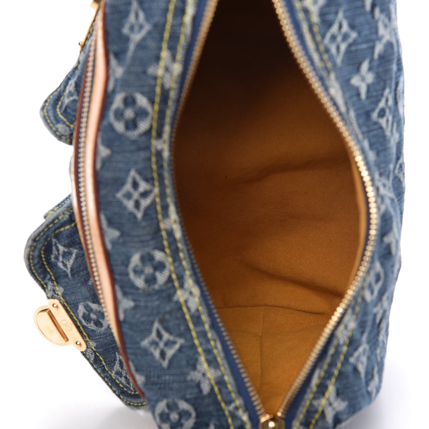 Monogram Denim Baggy PM Blue