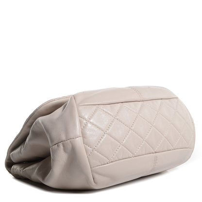 Chanel Calfskin Trianon Medium Flap Light Beige 4 of 9