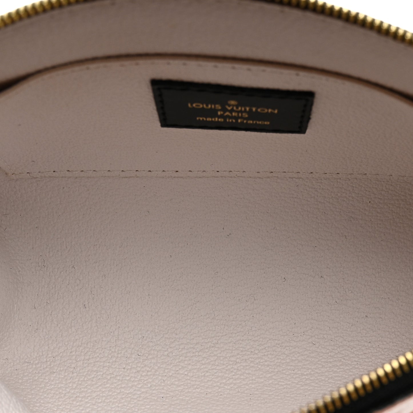 Monogram Giant Crafty Cosmetic Pouch Creme Caramel