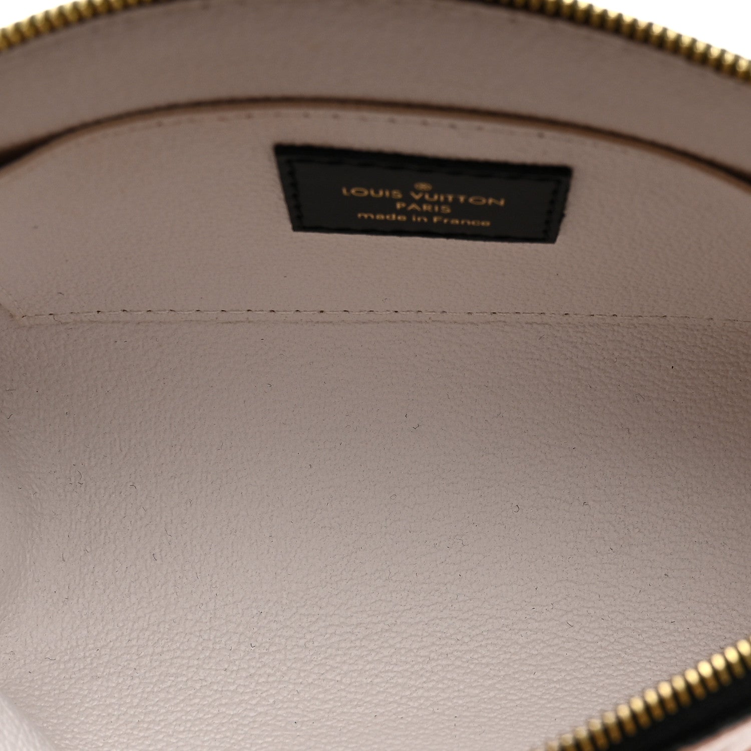 Louis Vuitton Monogram Giant Crafty Cosmetic Pouch Creme Caramel 5 of 7