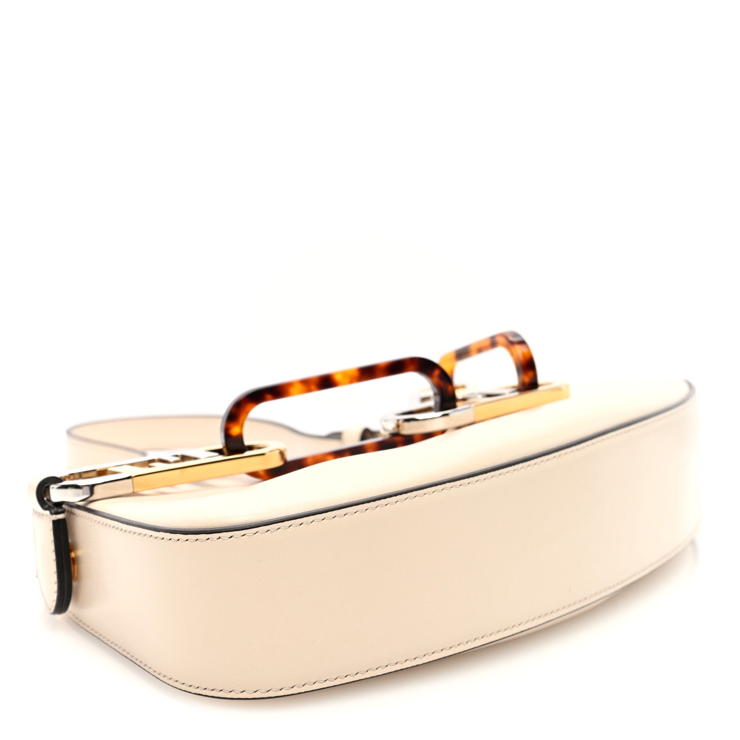 Fendi Vitello Queen Palmellato Fendi O'Lock Swing Camelia 4 of 10