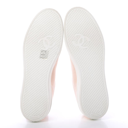 Chanel Canvas Womens Sneakers 40 Light Pink 5 of 9
