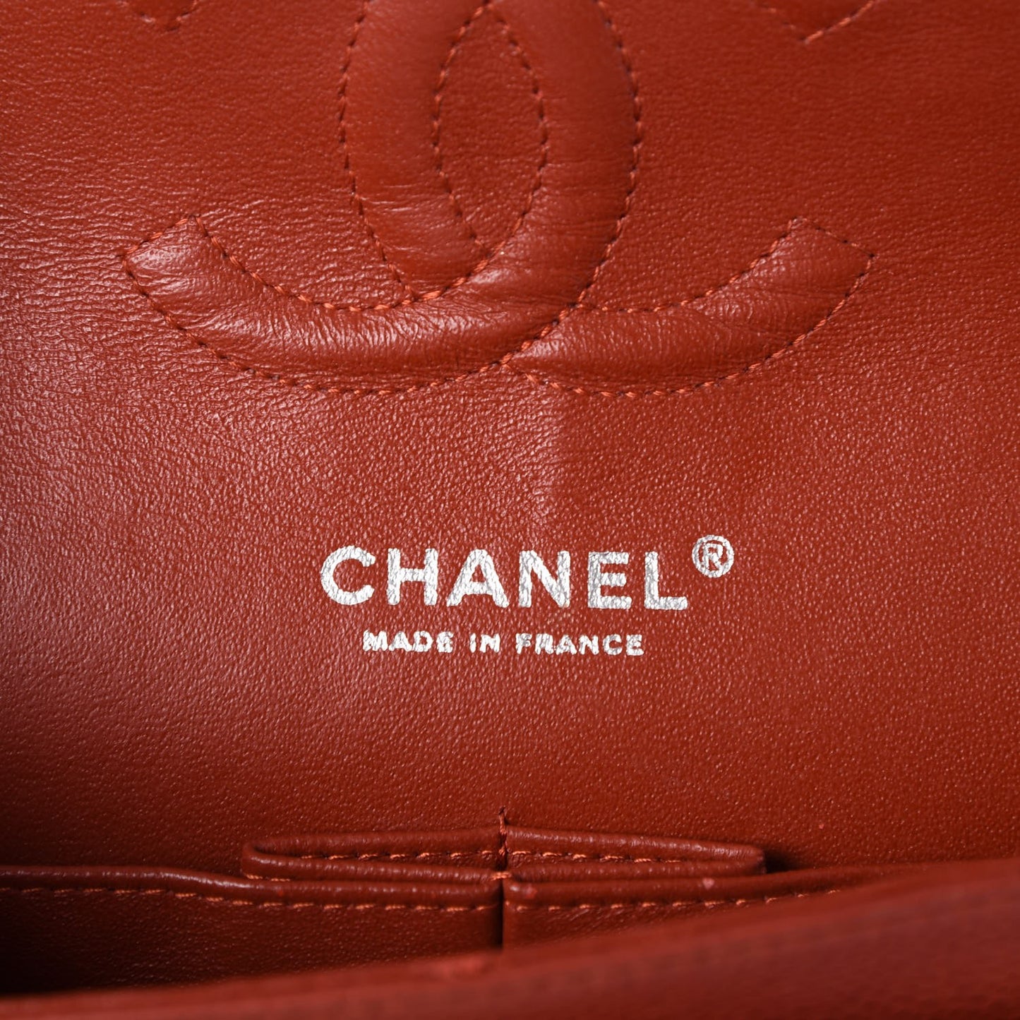 Caviar Quilted Medium Double Flap Red