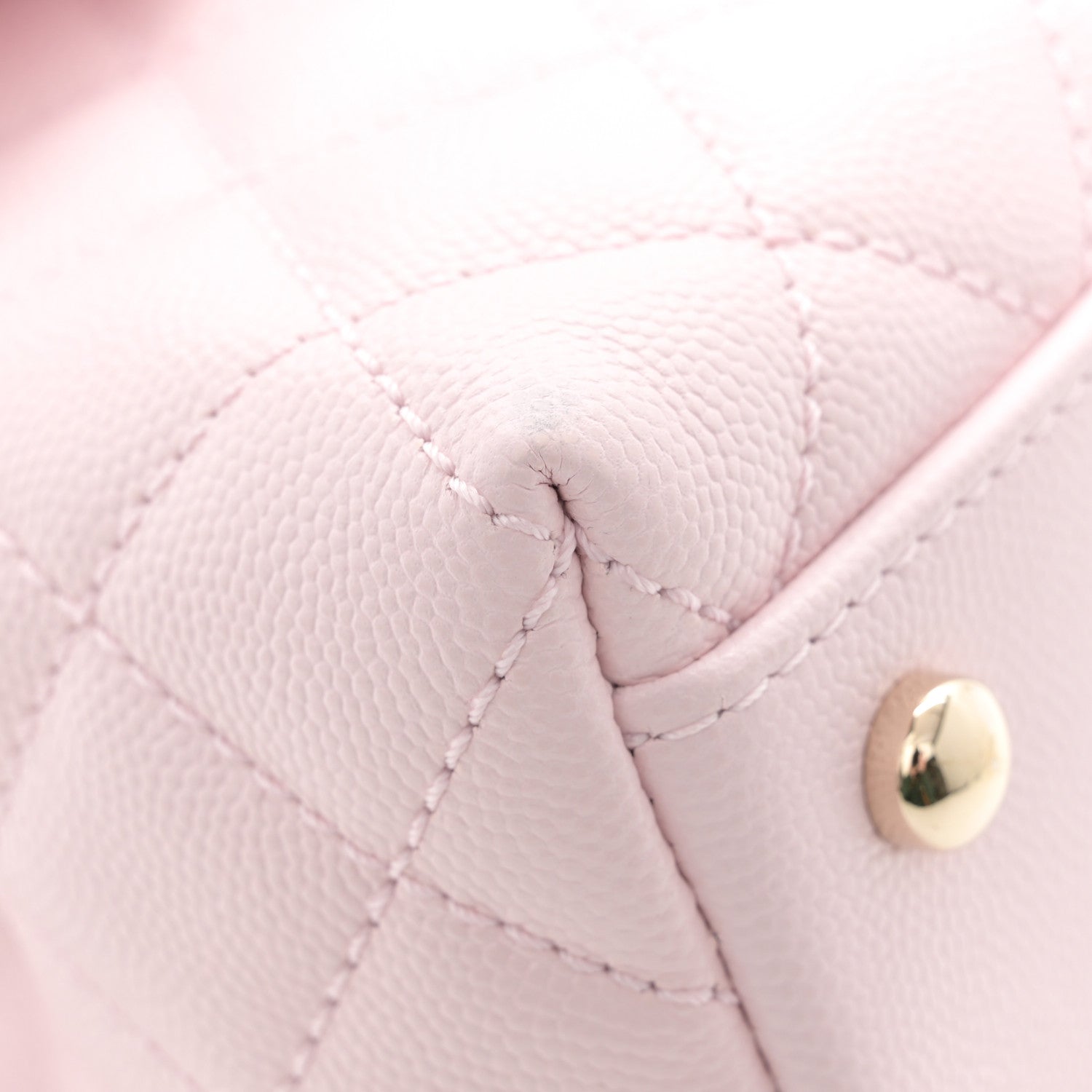 Chanel Caviar Quilted Small Coco Handle Flap Light Pink 11 of 12