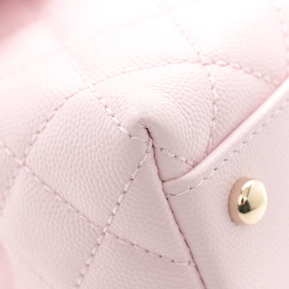 Chanel Caviar Quilted Small Coco Handle Flap Light Pink 11 of 12