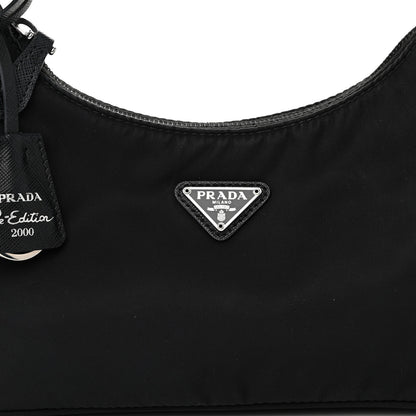 Prada Tessuto Nylon Mini Re-Edition 2000 Bag Black 7 of 9