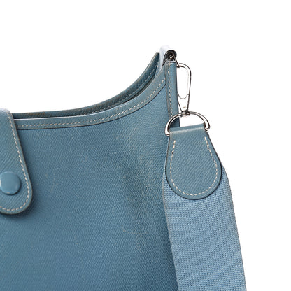 Hermes Epsom Evelyne PM Blue Jean 11 of 12