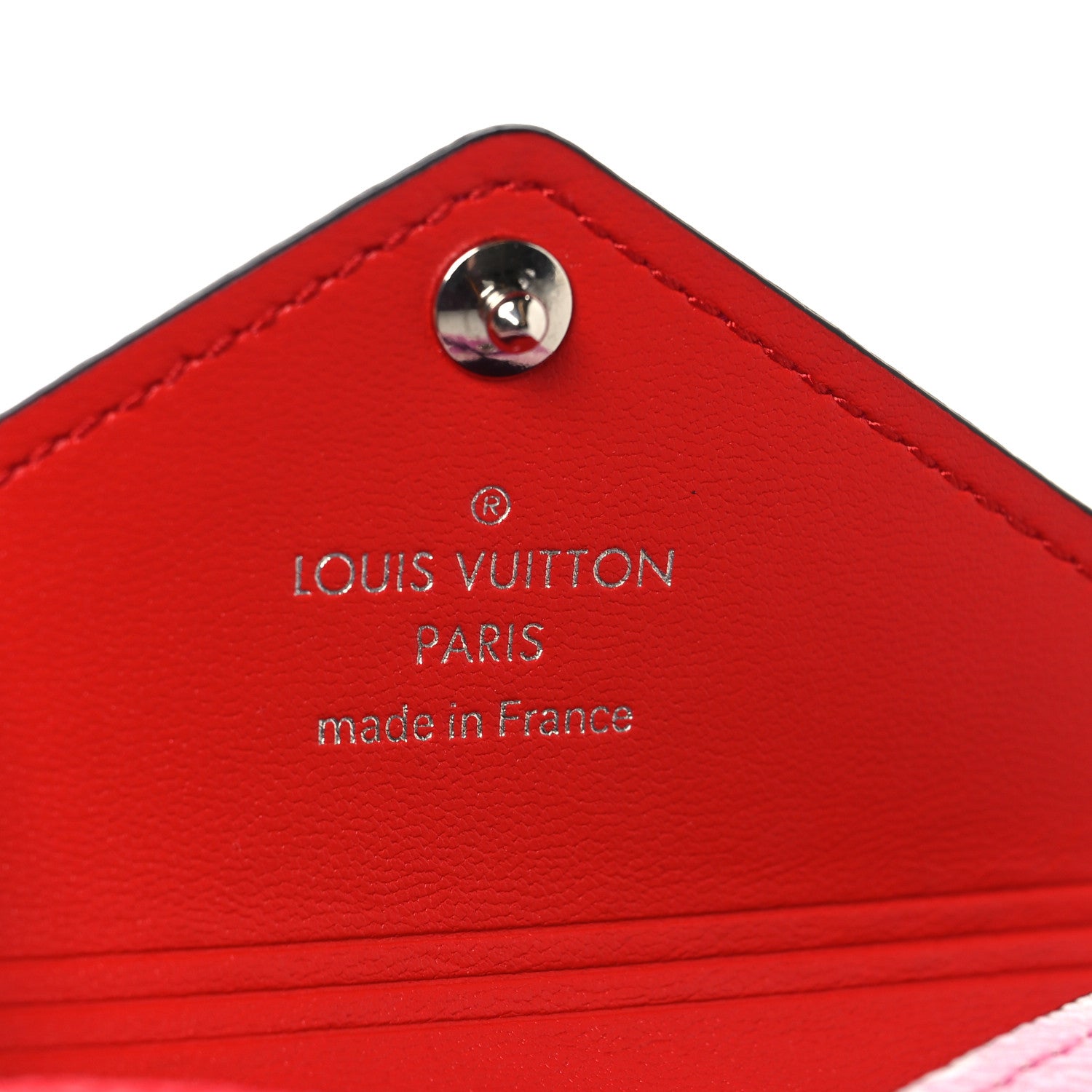 Louis Vuitton Monogram Escale Small Kirigami Pochette Insert Red 6 of 6