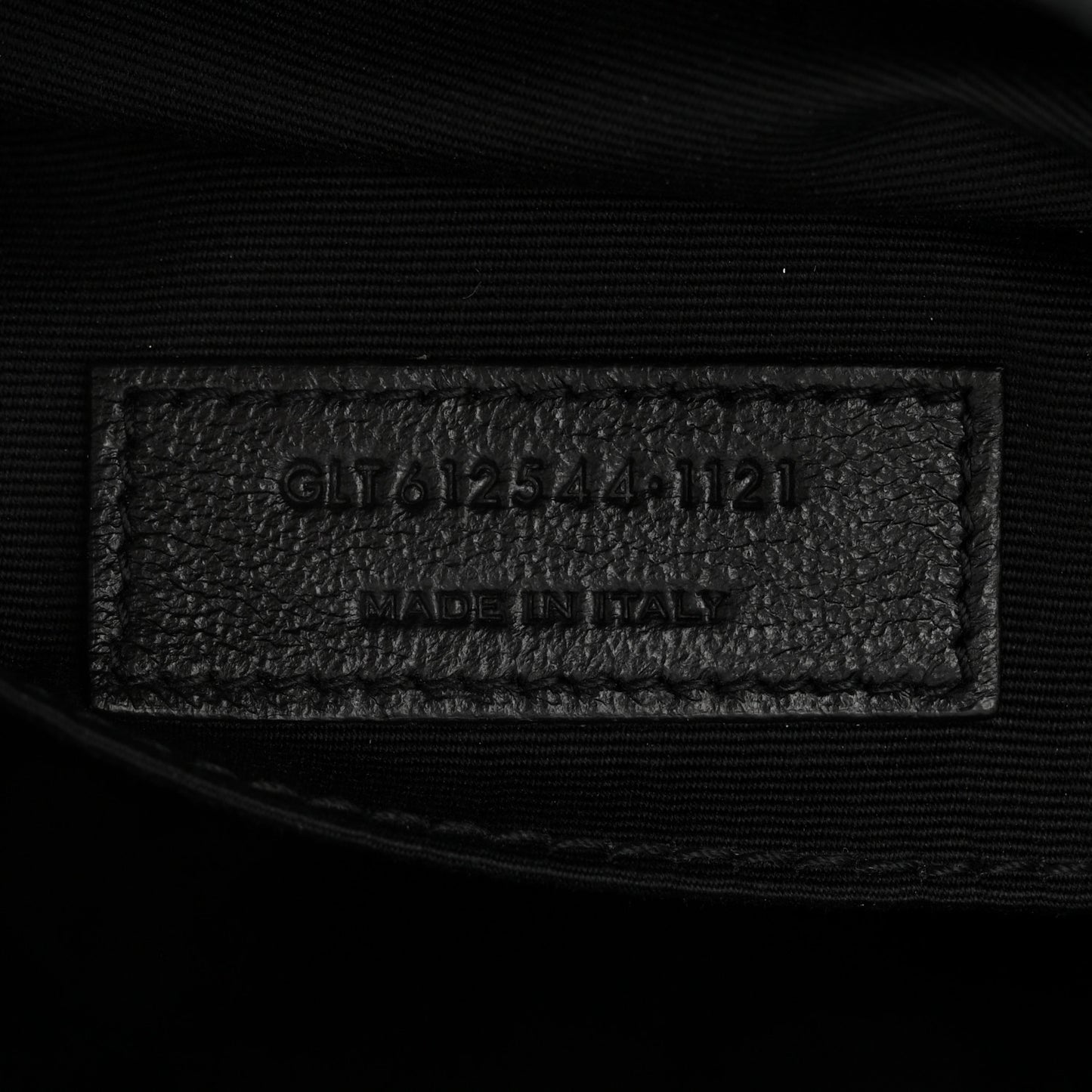Calfskin Matelasse Monogram Lou Camera Bag Black