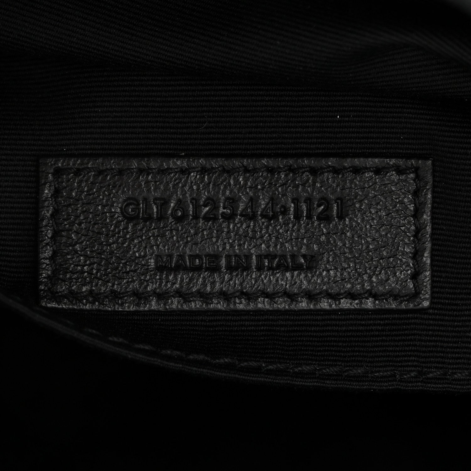 Saint Laurent Calfskin Matelasse Monogram Lou Camera Bag Black 7 of 10