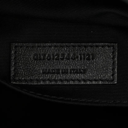 Saint Laurent Calfskin Matelasse Monogram Lou Camera Bag Black 7 of 10