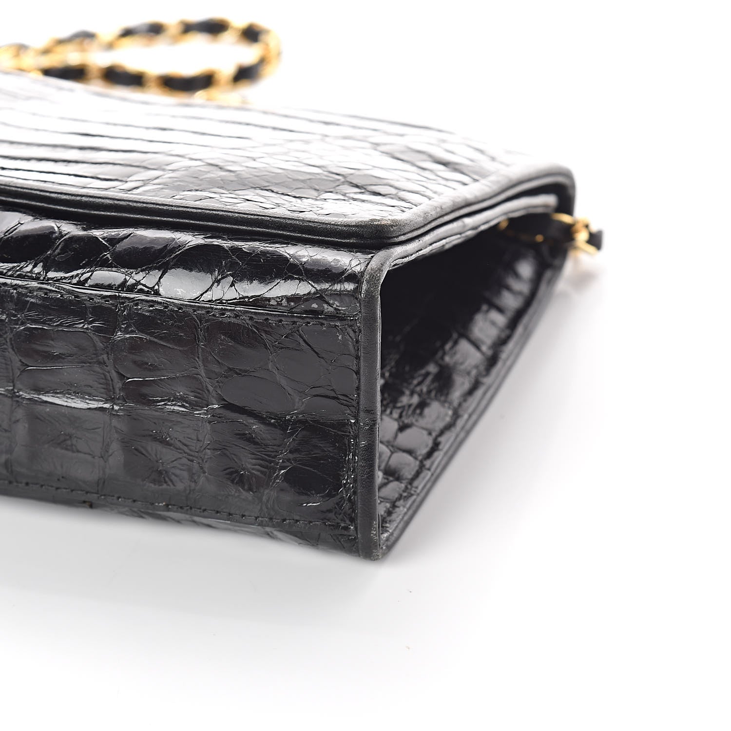 Chanel Alligator Medium Flap Black 11 of 11
