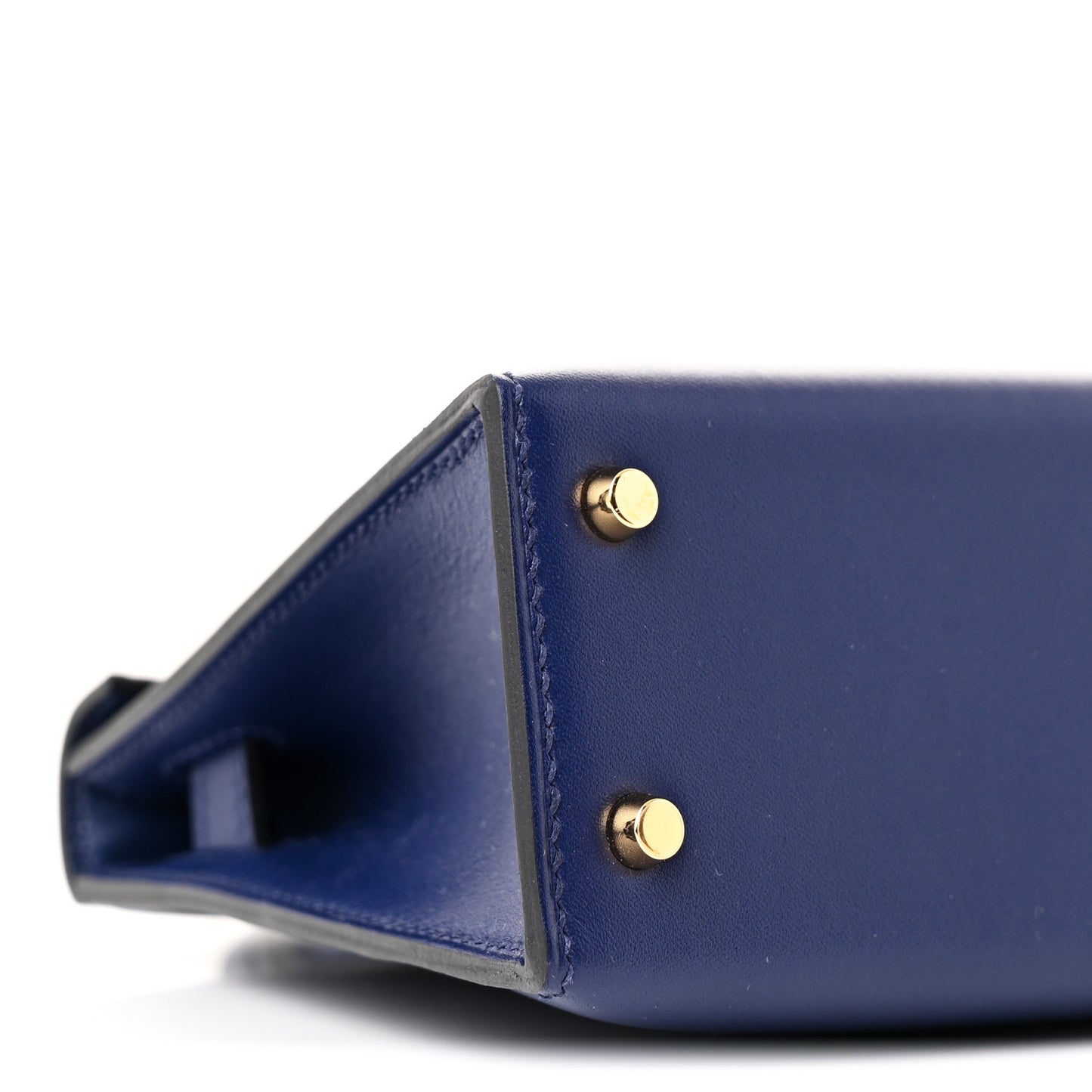 Tadelakt Mini Kelly Sellier 20 Bleu Saphir