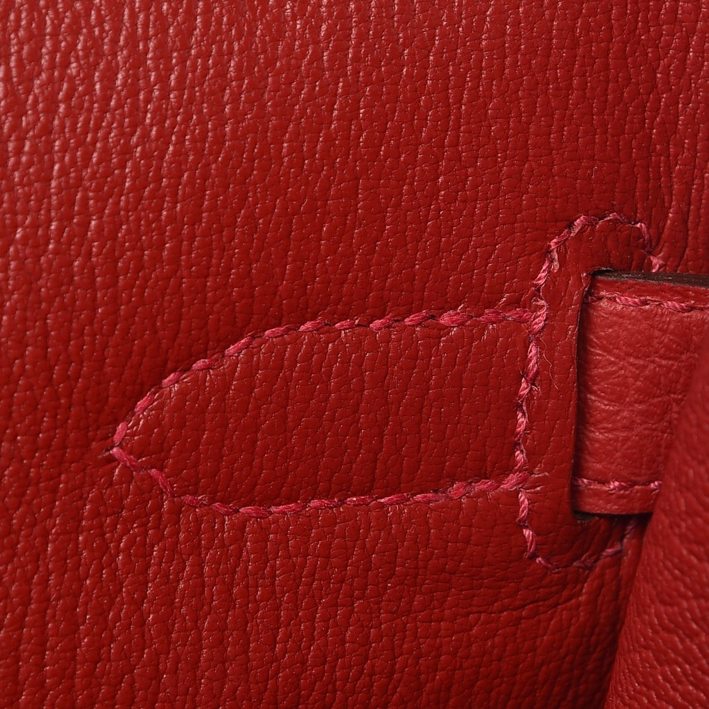 Taurillon Clemence Birkin 35 Rouge Casaque