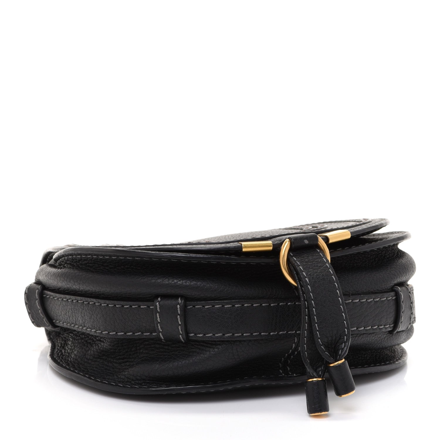 Chloe Calfskin Mini Marcie Round Crossbody Bag Black 3 of 11