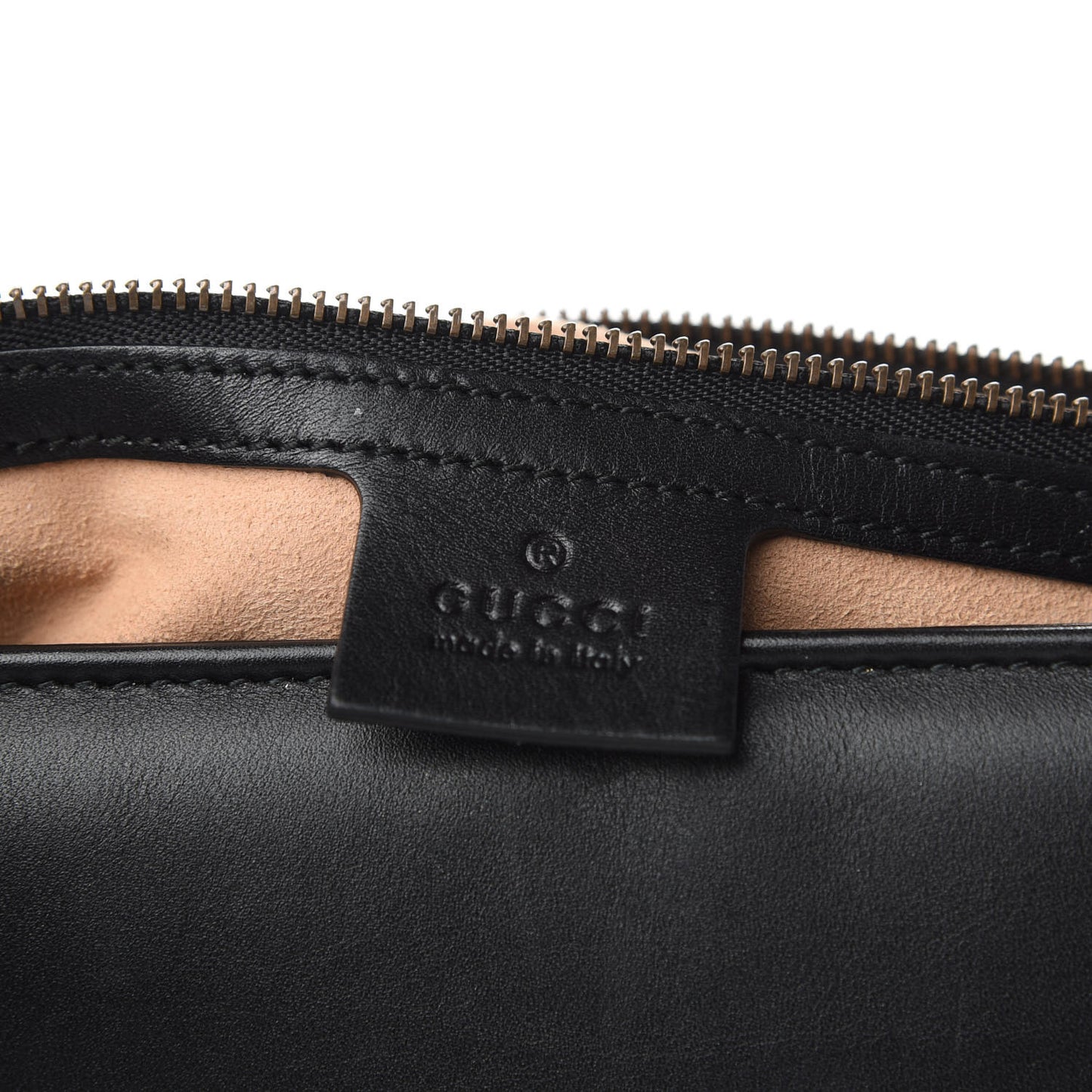 Calfskin Matelasse Medium GG Marmont Shoulder Bag Black