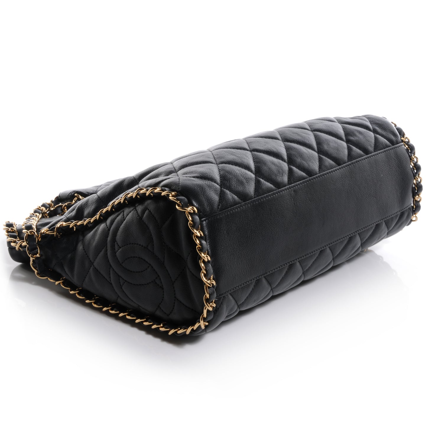 Calfskin Medium Chain Me Hobo Black