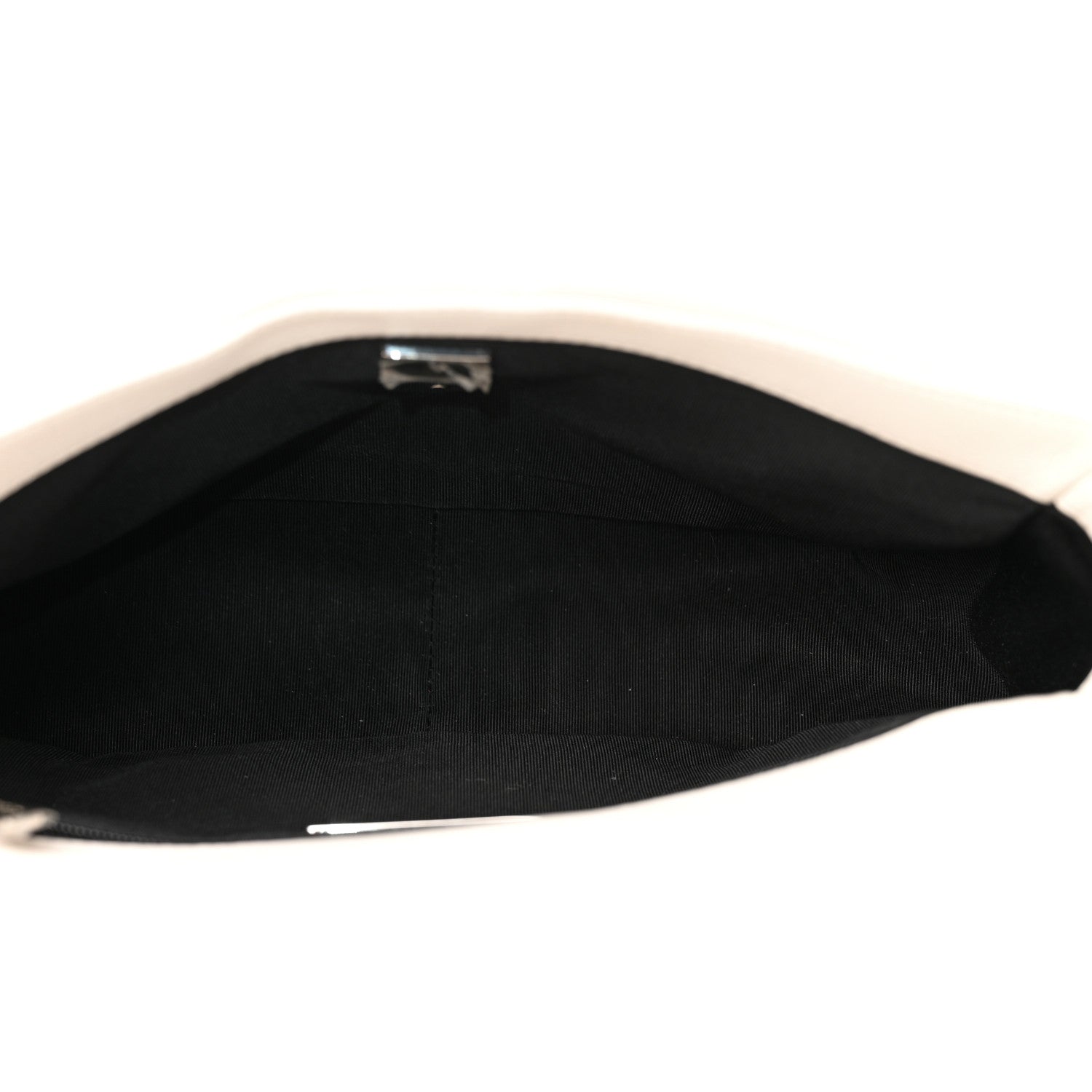 Chanel Glossy Calfskin Quilted Medium Chanel 19 Flap White Black 5 of 11