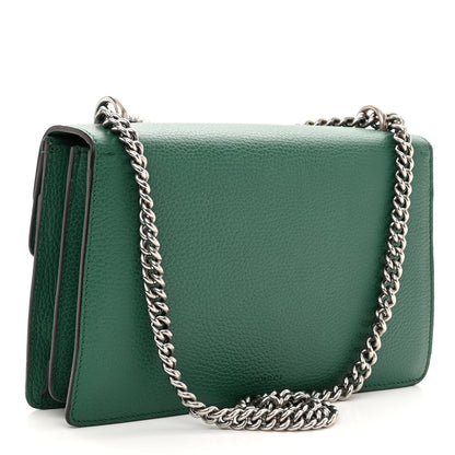 Gucci Pebbled Calfskin Small Dionysus Shoulder Bag Emerald 3 of 13