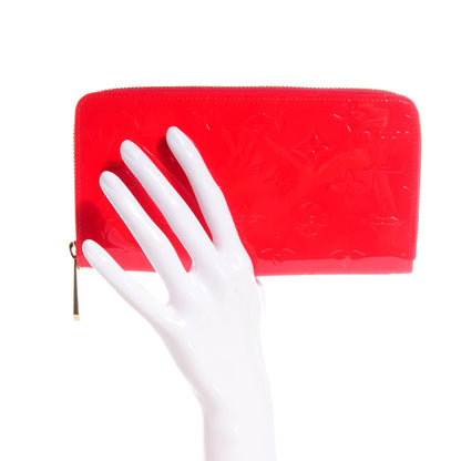 Louis Vuitton Vernis Zippy Wallet Rouge Grenadine 2 of 8