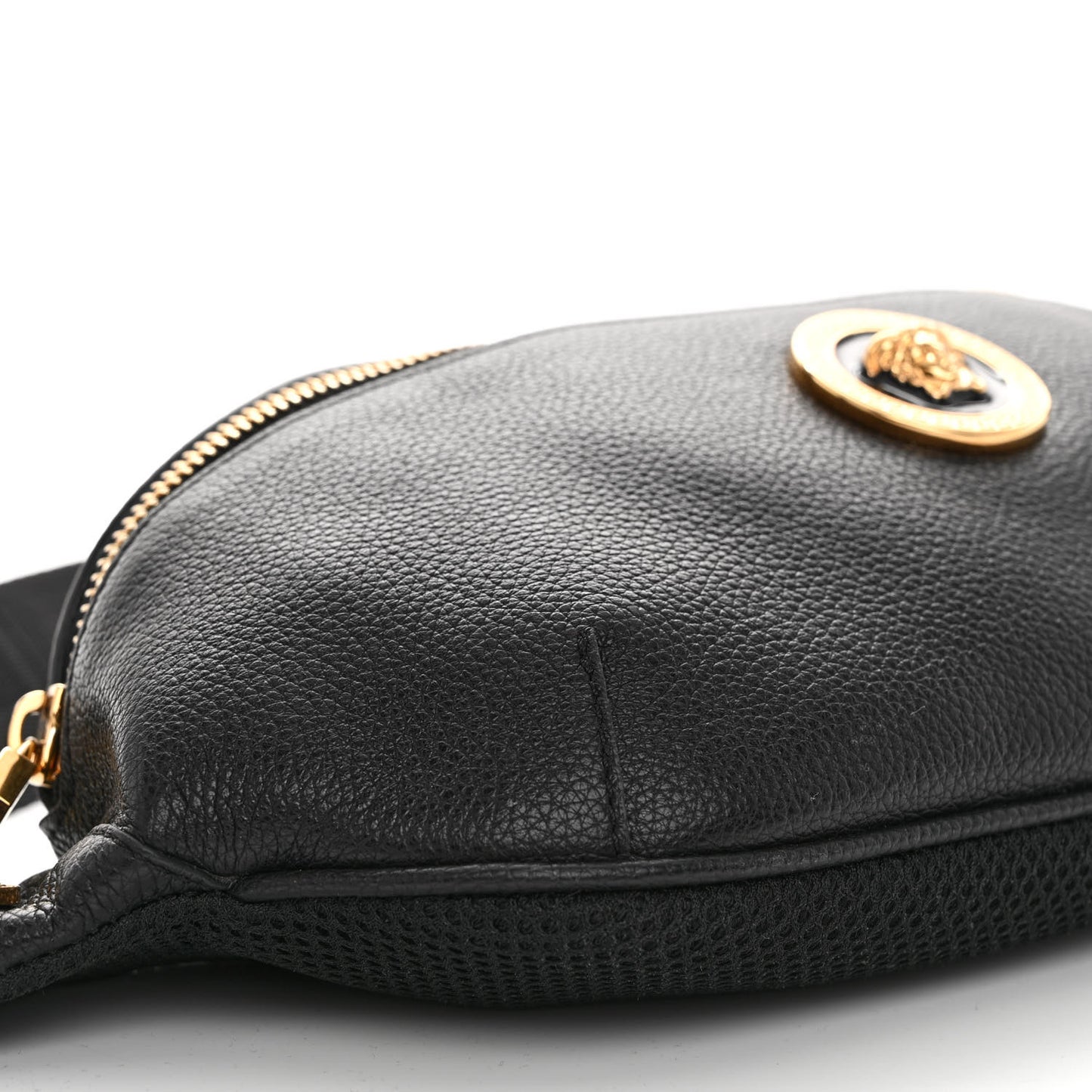 Grained Calfskin Vanitas Medea Belt Bag Black