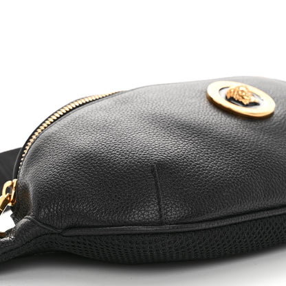 Versace Grained Calfskin Vanitas Medea Belt Bag Black 8 of 11