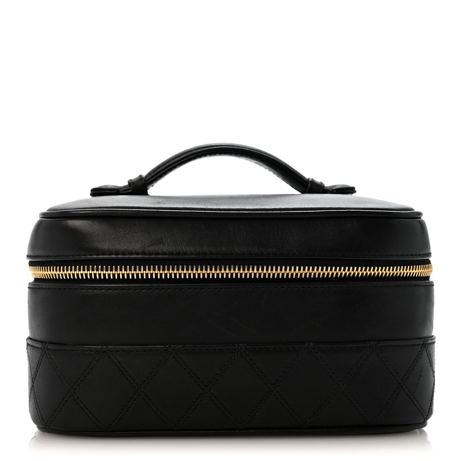 Chanel Lambskin Vanity Cosmetic Case Black 1 of 10
