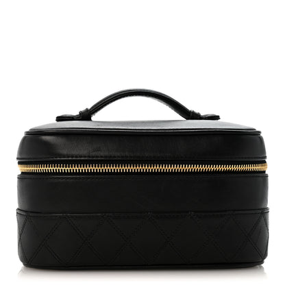 Chanel Lambskin Vanity Cosmetic Case Black 1 of 10