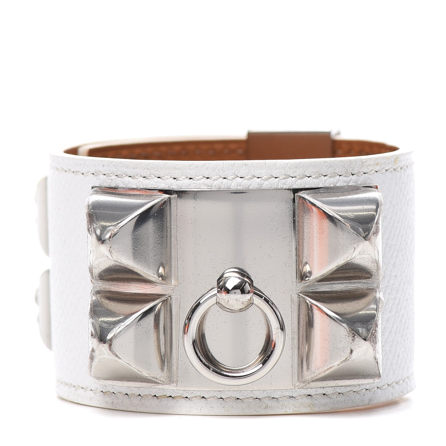 Epsom Collier de Chien CDC Bracelet S White