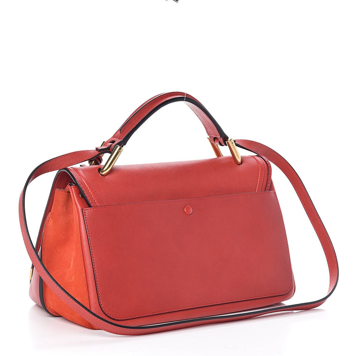 Smooth Calfskin Medium Indy Shoulder Bag Poppy