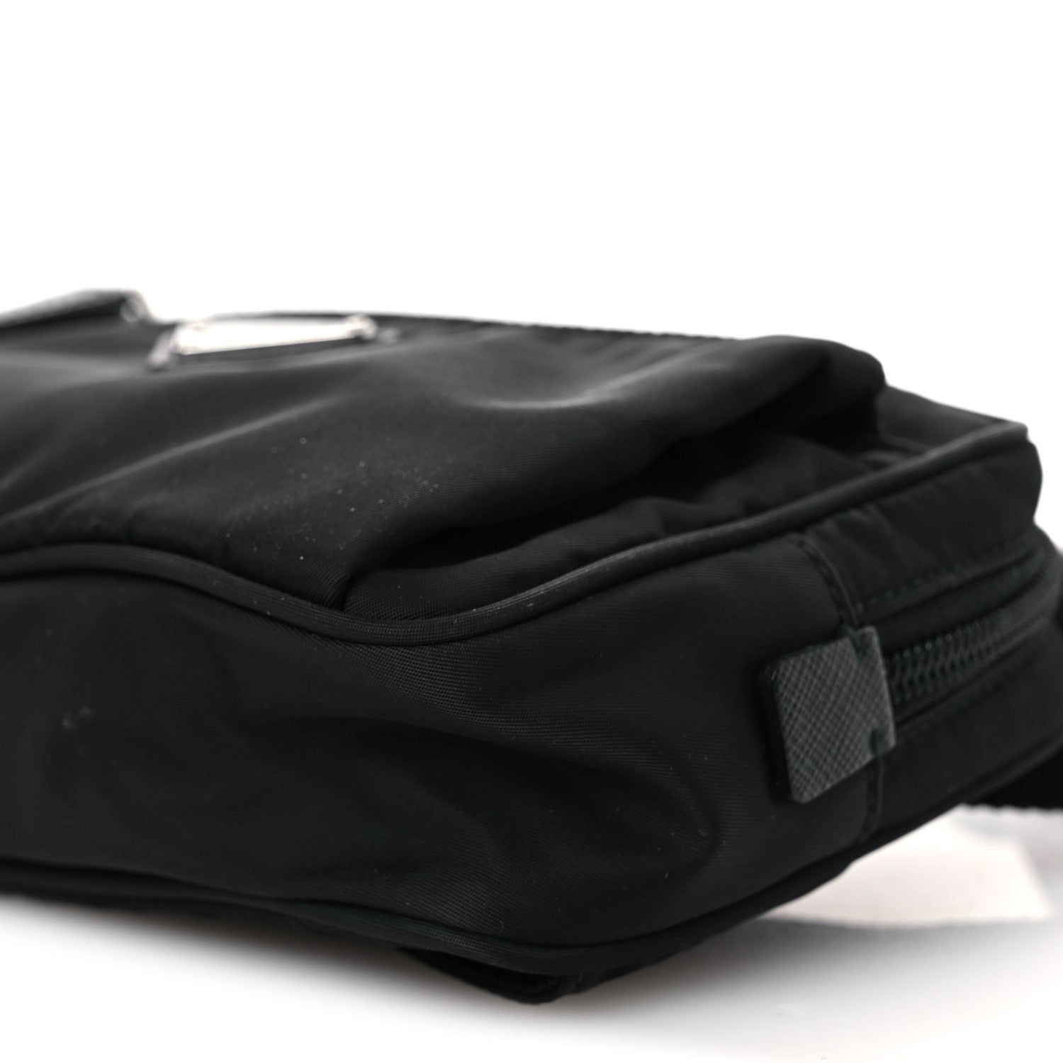 Prada Re-Nylon Saffiano Belt Bag Black 8 of 11