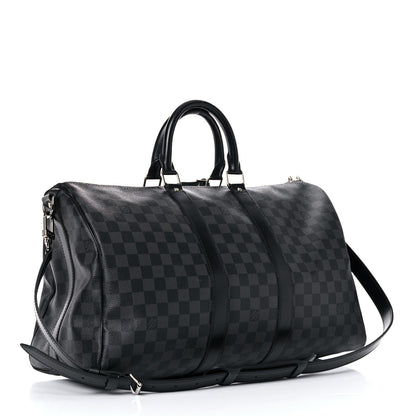 Louis Vuitton Damier Graphite Keepall Bandouliere 45 3 of 28