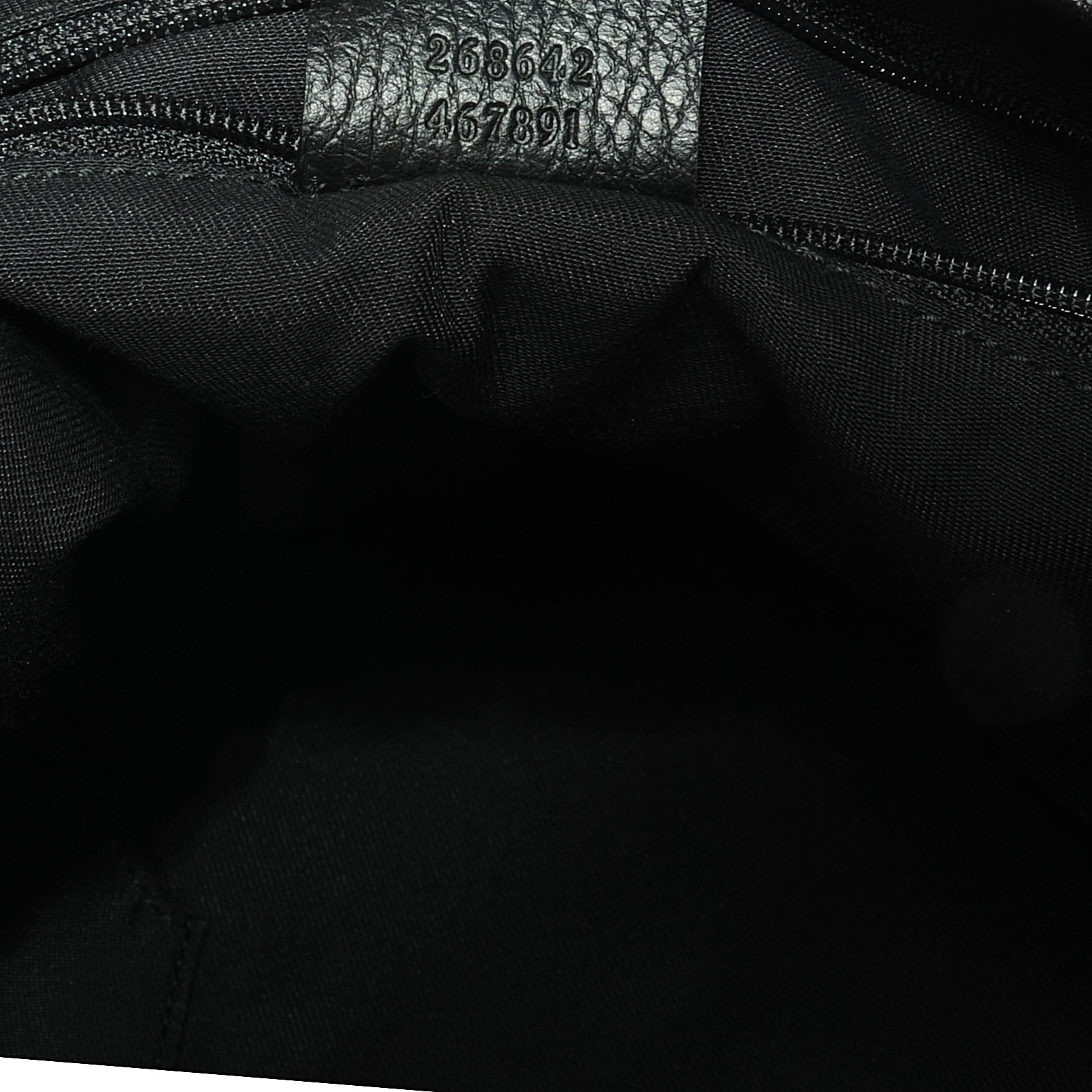 Gucci Monogram Abbey Messenger Bag Black 6 of 7