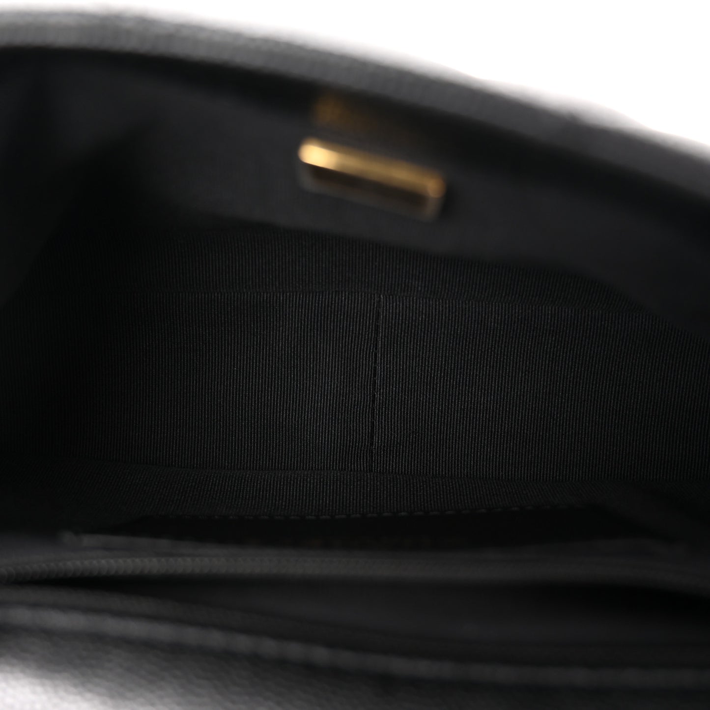 Caviar Quilted Small Funky Match Flap Black