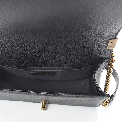 Chanel Caviar Quilted Medium Boy Flap Black 4 of 9