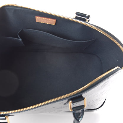 Louis Vuitton Vernis Alma MM Blue Nuit 5 of 8