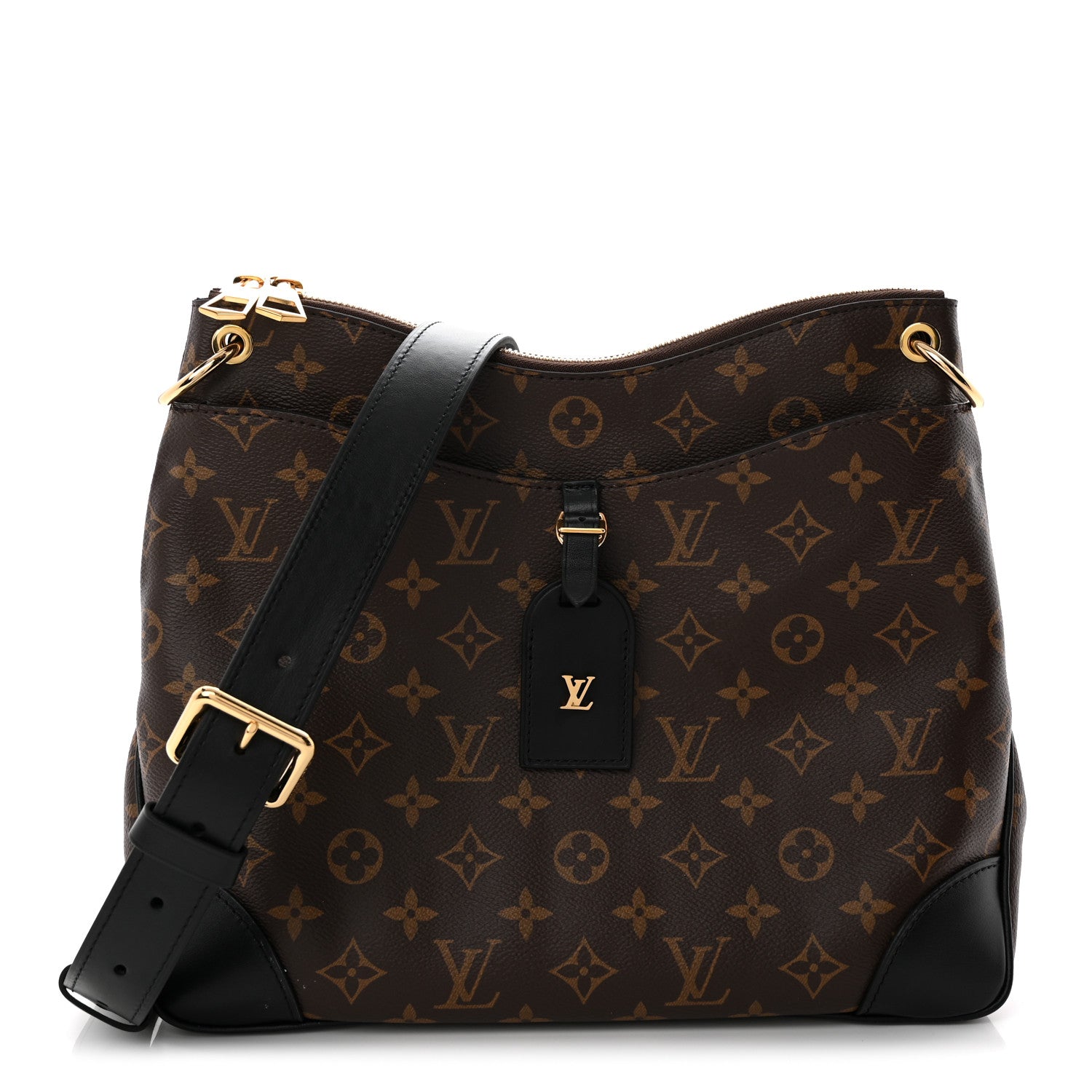 Louis Vuitton Monogram Odeon MM Black 1 of 9