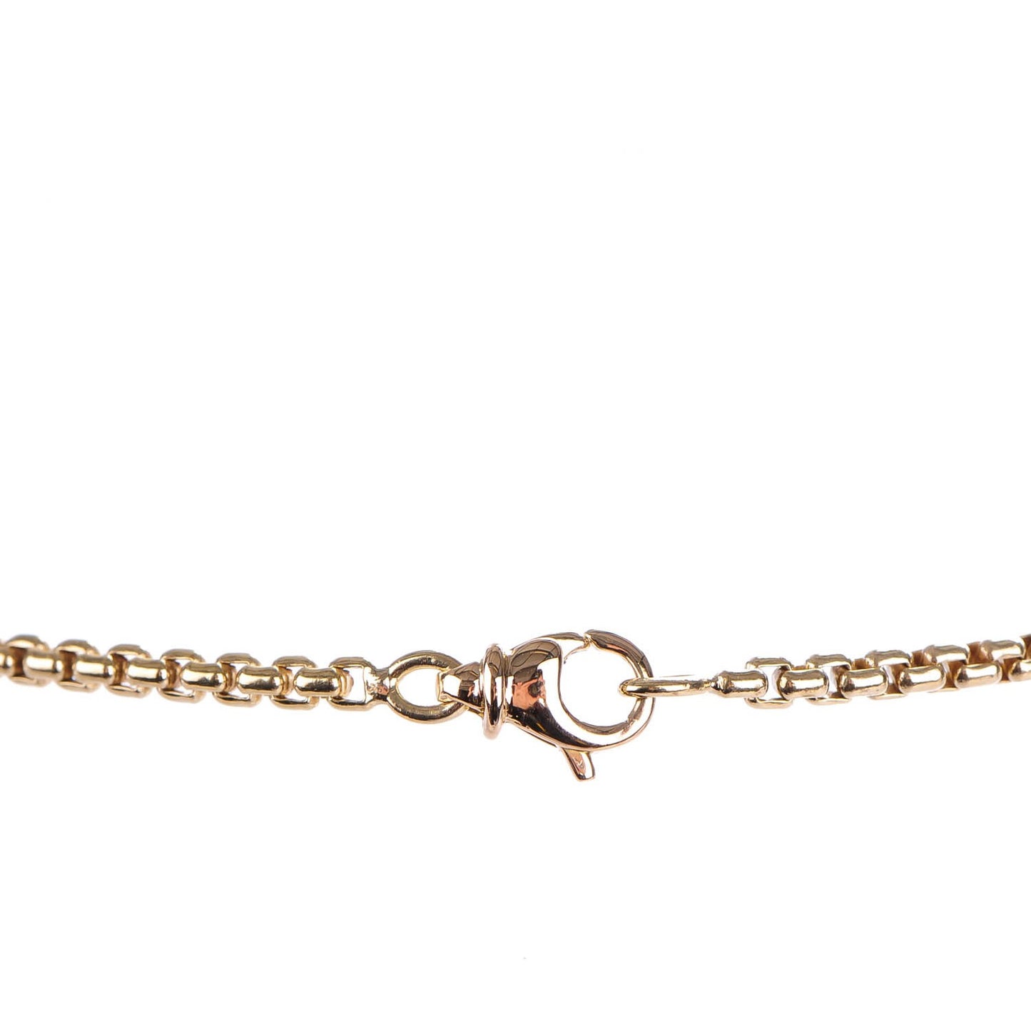18K Yellow Gold Pave Diamond Quatrefoil Necklace