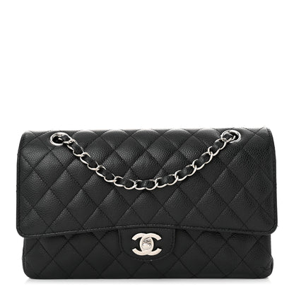Chanel Caviar Quilted Medium Double Flap Black 1 of 10