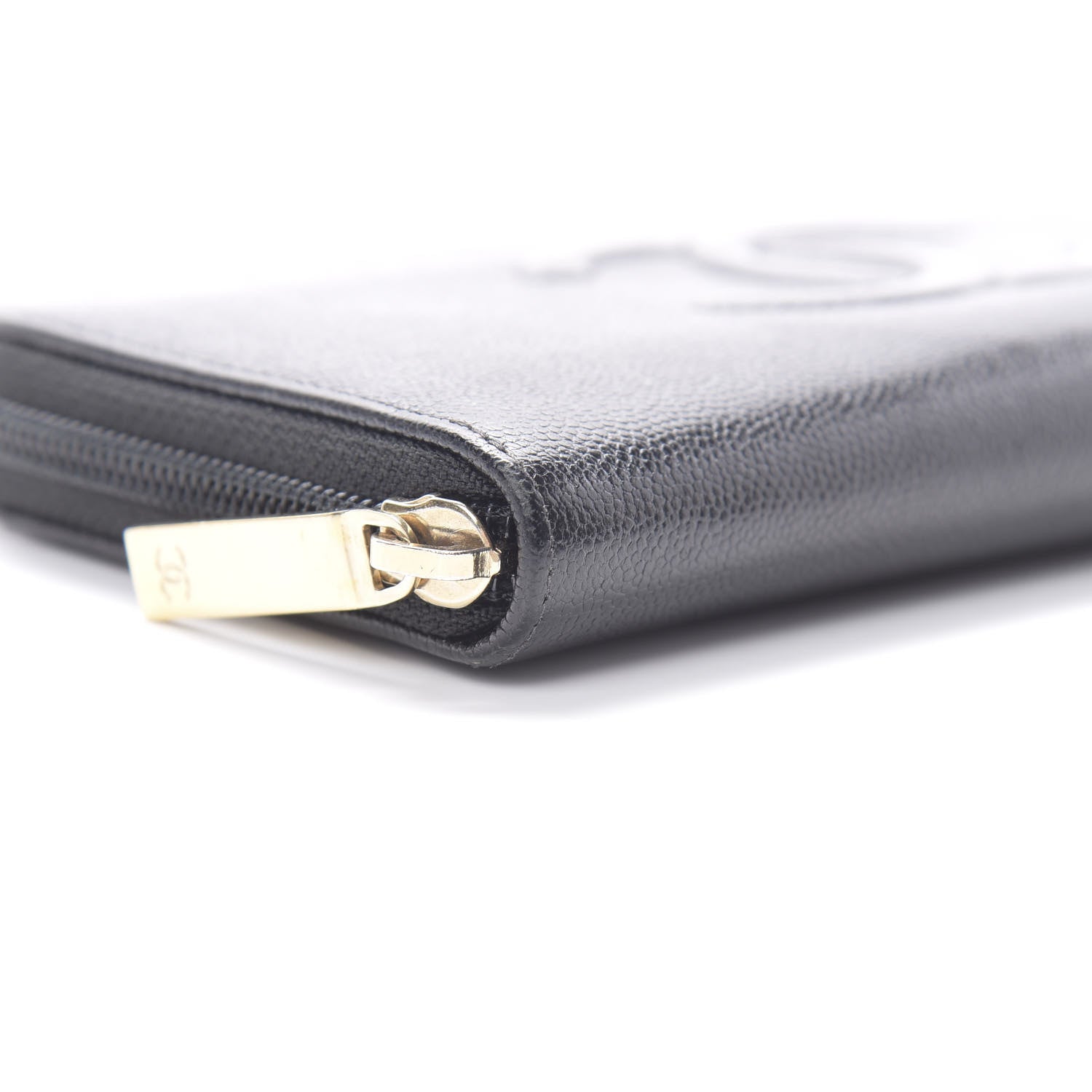 Chanel Caviar Large Timeless CC Zip Around Wallet Black 11 of 12