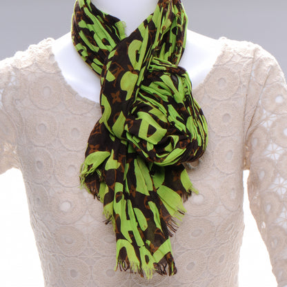Louis Vuitton Cotton Graffiti Green 4 of 8